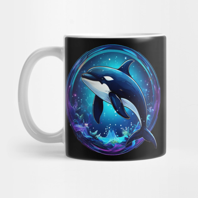 Cute Killer Whale In a Bubble by BirdsnStuff