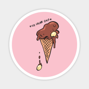 Ice cream gasp Magnet