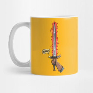 Fire sword Mug
