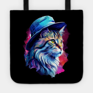 Cat in a hat Tote