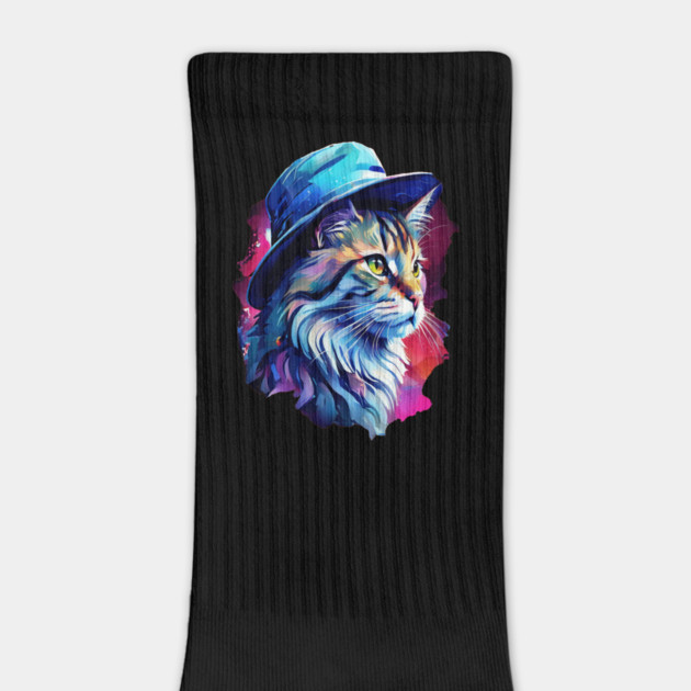 Cat in a hat by BirdsnStuff