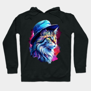Cat in a hat Hoodie