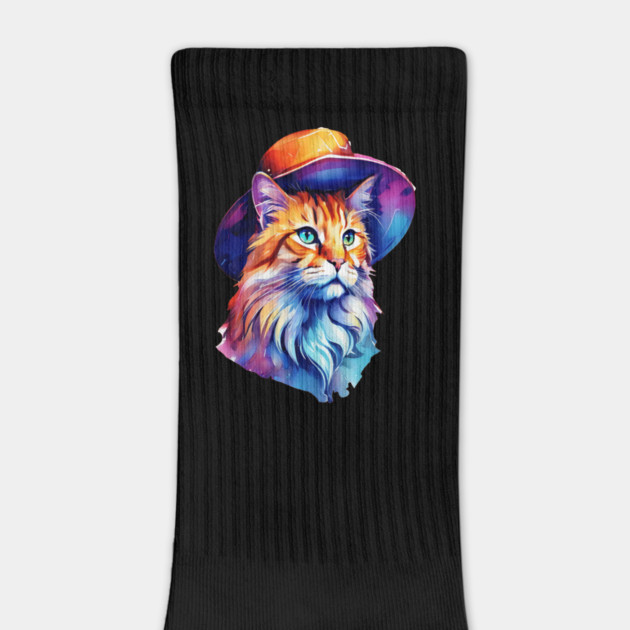 Cat in a hat by BirdsnStuff