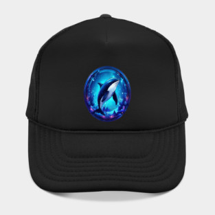 Cute Killer Whale In a Bubble Hat
