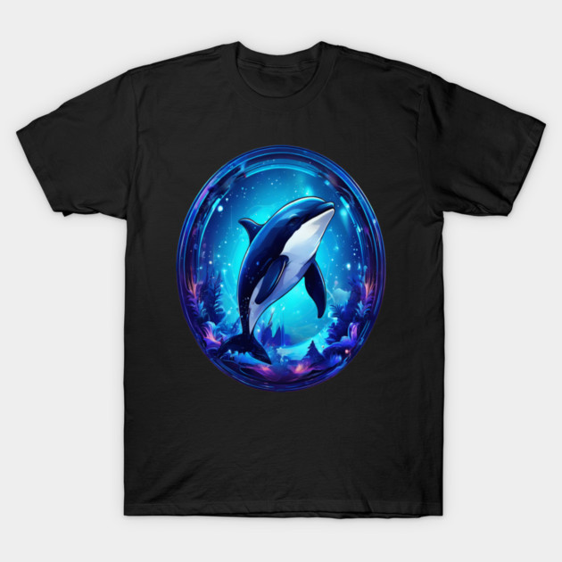 Cute Killer Whale In a Bubble T-Shirt by BirdsnStuff