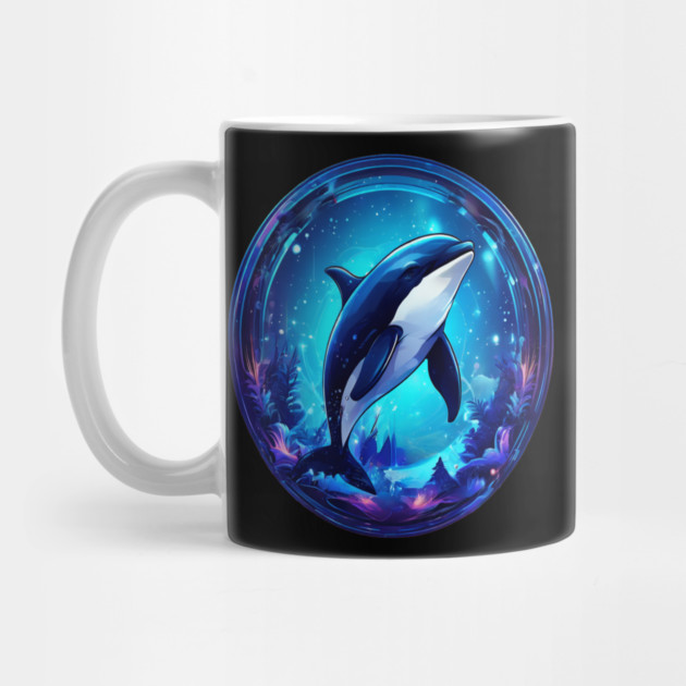 Cute Killer Whale In a Bubble by BirdsnStuff