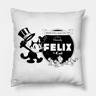 Felix The Cat - Vintage Cartoon Pillow