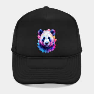 Painted Panda Bear Hat