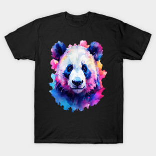 Painted Panda Bear T-Shirt