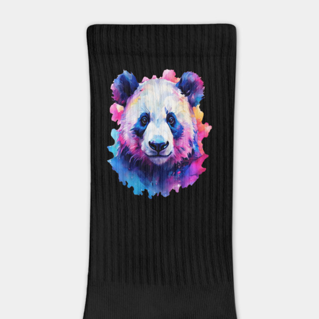 Painted Panda Bear by BirdsnStuff