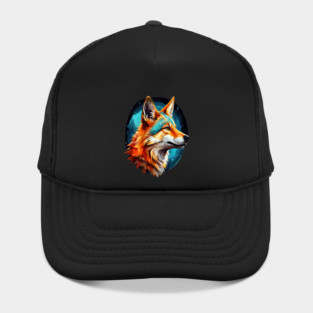 Vibrant Jackal Wild Dog Hat