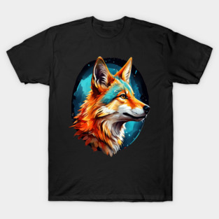 Vibrant Jackal Wild Dog T-Shirt