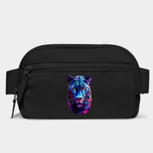 Vibrant Panther in Watercolor Bag