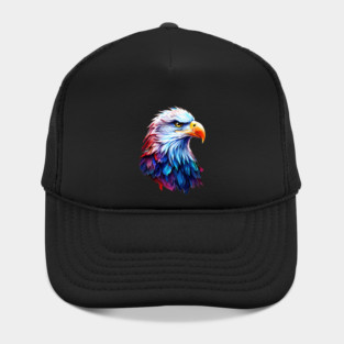 Portrait of a Bald Eagle Hat