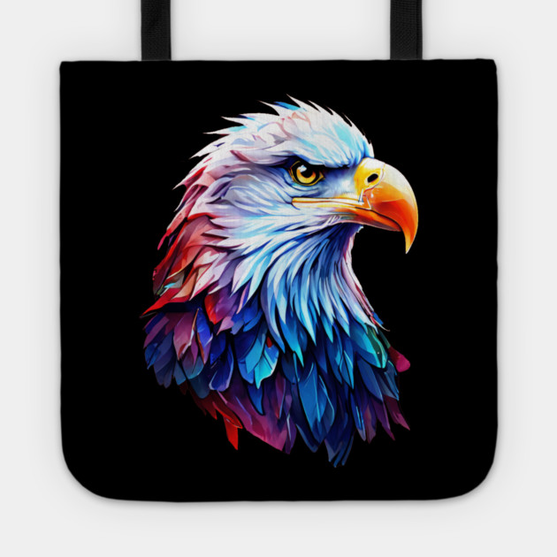 Portrait of a Bald Eagle Tote by BirdsnStuff