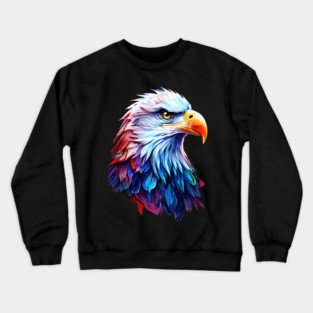 Portrait of a Bald Eagle Crewneck Sweatshirt