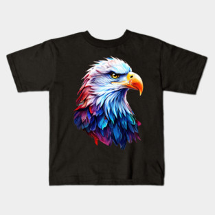 Portrait of a Bald Eagle Kids T-Shirt