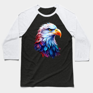 Portrait of a Bald Eagle Baseball T-Shirt