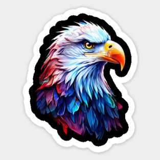 Portrait of a Bald Eagle Magnet