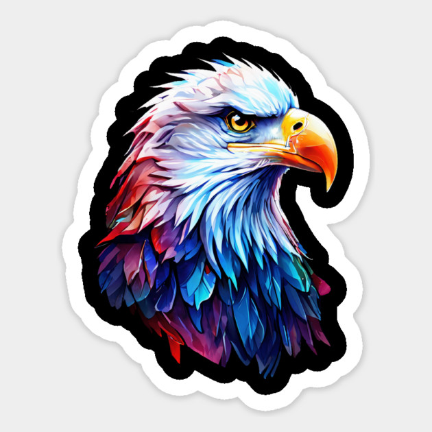 Portrait of a Bald Eagle Magnet by BirdsnStuff