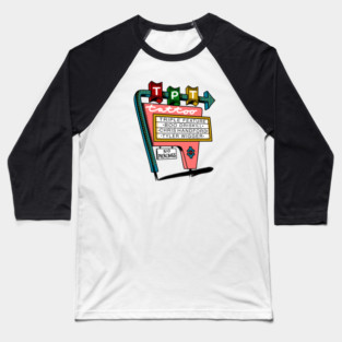 Trading Post Tattoo Drive-in Baseball T-Shirt