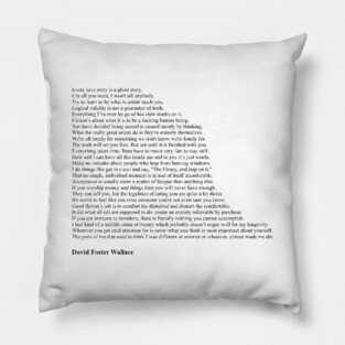 David Foster Wallace Quotes Pillow