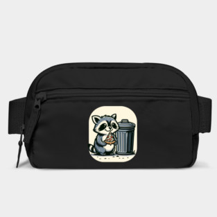Cute Raccoon eating Pizza, Love Raccoons Bag