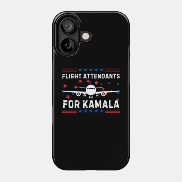 Flight Attendants For Kamala Phone Case by The WYLD Tribe