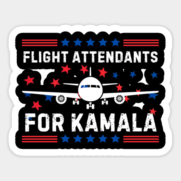 Flight Attendants For Kamala Magnet by The WYLD Tribe