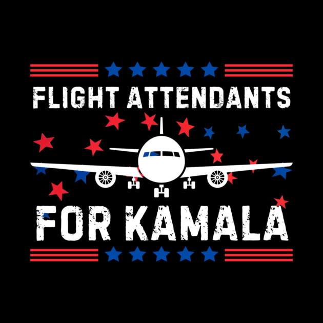 Flight Attendants For Kamala by The WYLD Tribe
