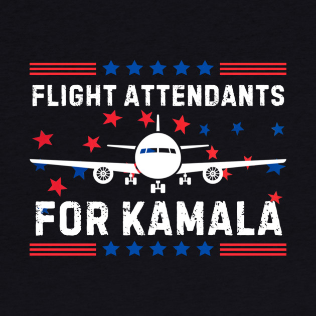 Flight Attendants For Kamala by The WYLD Tribe