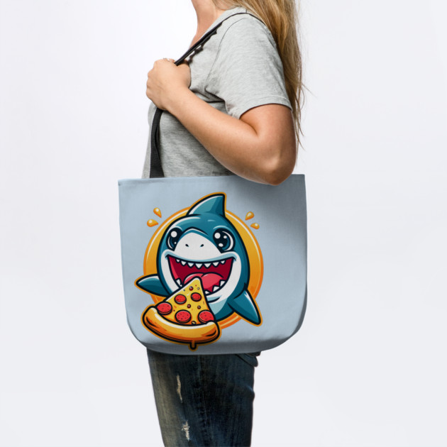 Funny Shark with Pizza, Pizza Lover by logiamerch
