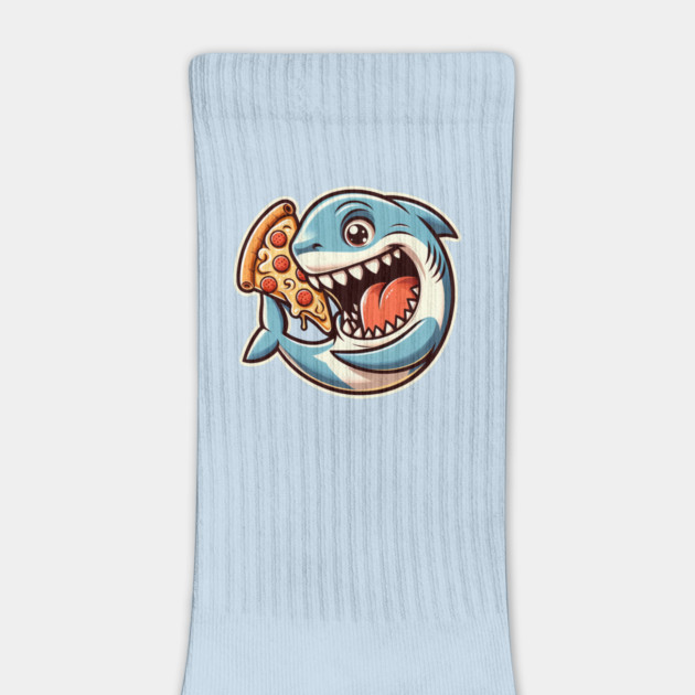 Funny Shark with Pizza, Pizza Lover by logiamerch