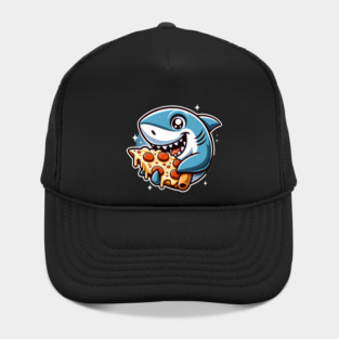 Funny Shark with Pizza, Pizza Lover Hat