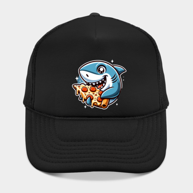 Funny Shark with Pizza, Pizza Lover by logiamerch
