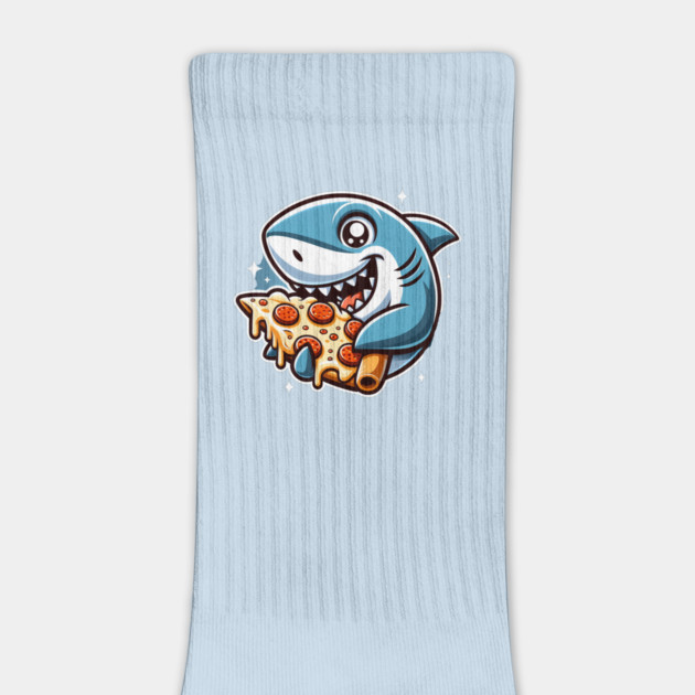 Funny Shark with Pizza, Pizza Lover by logiamerch