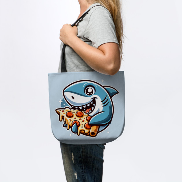 Funny Shark with Pizza, Pizza Lover by logiamerch