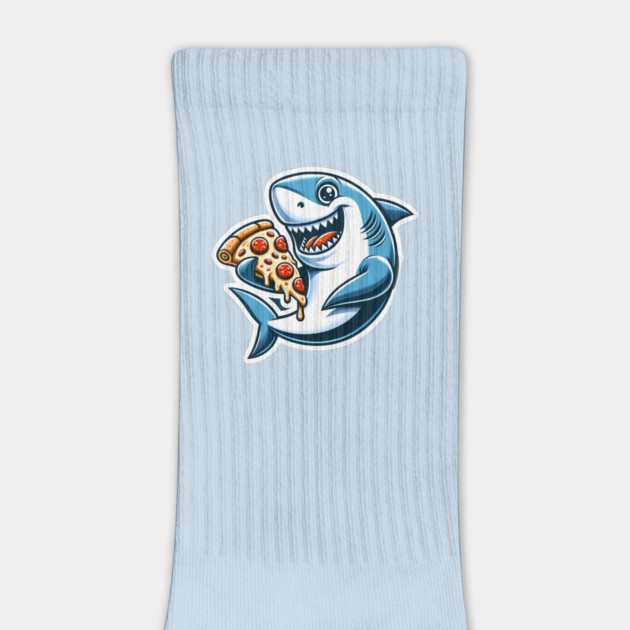 Funny Shark with Pizza, Pizza Lover by logiamerch