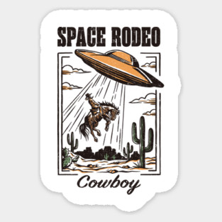 Space Rodeo Cowboy Sticker