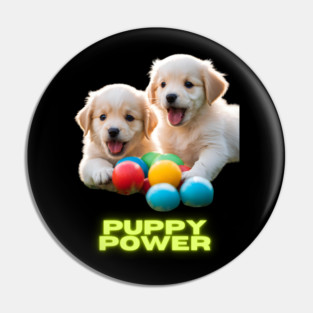 Puppy Power Pin