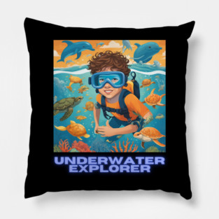 Underwater Explorer Pillow