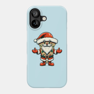 Funny Santa as Pizza Xmas, Love Pizza Phone Case
