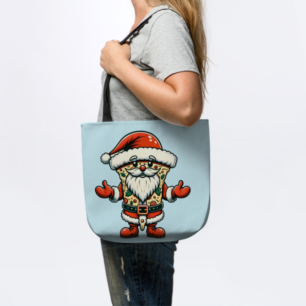 Funny Santa as Pizza Xmas, Love Pizza by logiamerch