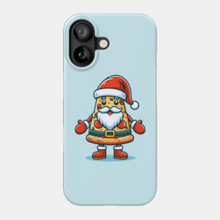 Funny Santa as Pizza Xmas, Love Pizza Phone Case