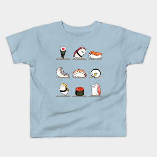 Sushi Yoga Kids T-Shirt