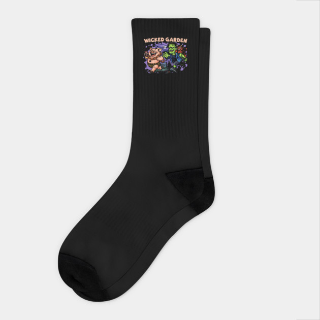 WICKED GARDEN Socks by artslaves