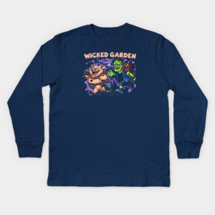 WICKED GARDEN Kids Long Sleeve T-Shirt
