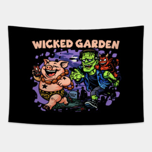 WICKED GARDEN Tapestry