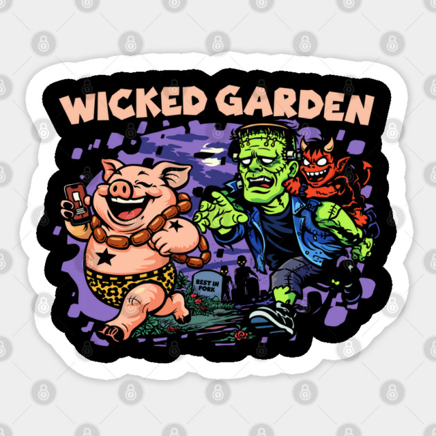 WICKED GARDEN Sticker by artslaves