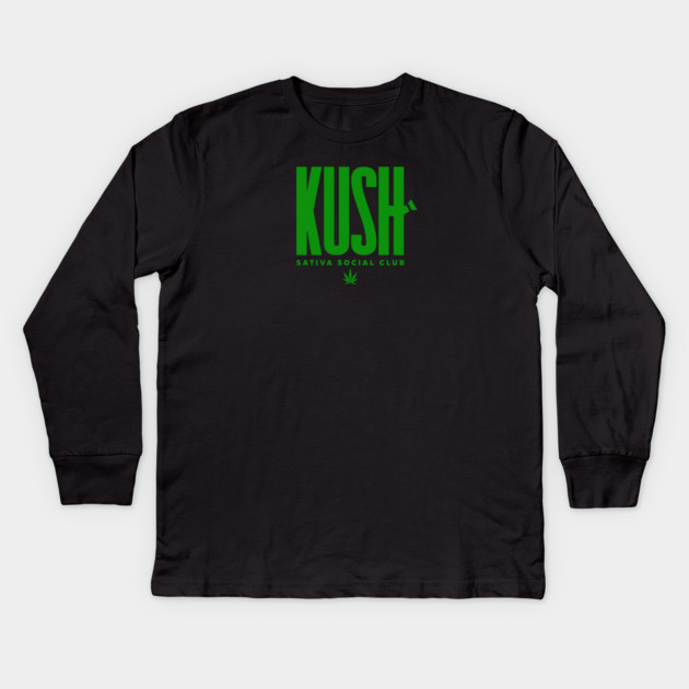 KUSH Kids Long Sleeve T-Shirt by artslaves
